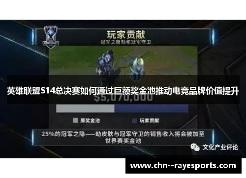 英雄联盟S14总决赛如何通过巨额奖金池推动电竞品牌价值提升